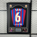 Xavi Hernandez Signed Barcelona 2021-2022 Framed Jersey product image 1, provided for visual reference and product detail