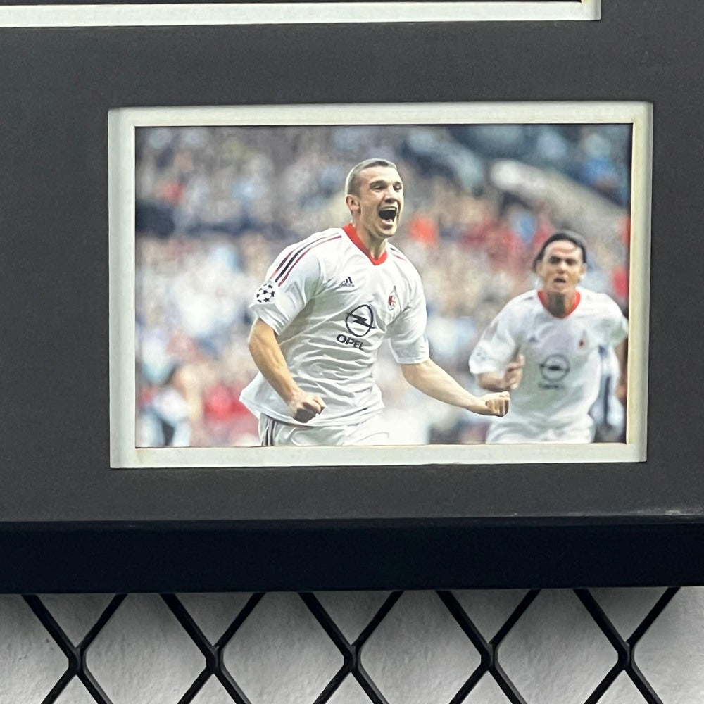 Andriy Shevchenko Signed AC Milan 2002-2003 Framed Jersey product image 4, provided for visual reference and product detail