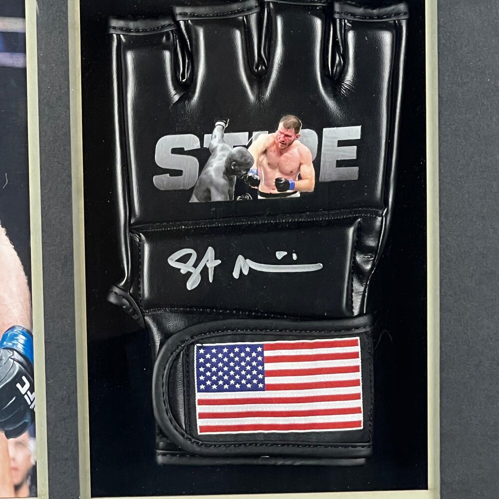 Stipe Miocic Signed Glove Framed product image 4, provided for visual reference and product detail review