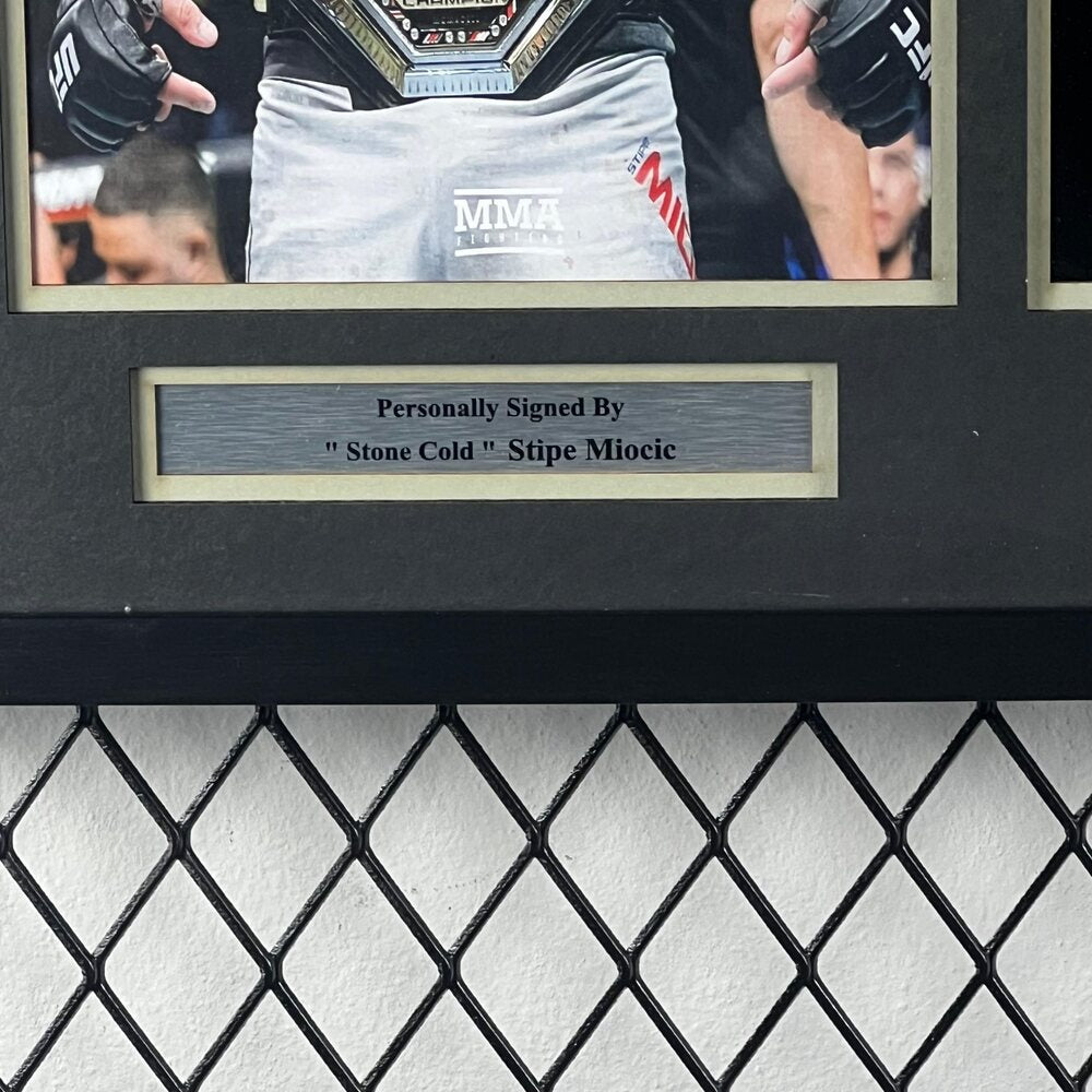 Stipe Miocic Signed Glove Framed product image 2, provided for visual reference and product detail review