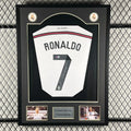 Cristiano Ronaldo Signed Real Madrid 2014-2015 Framed Jersey product image 1, provided for visual reference and product