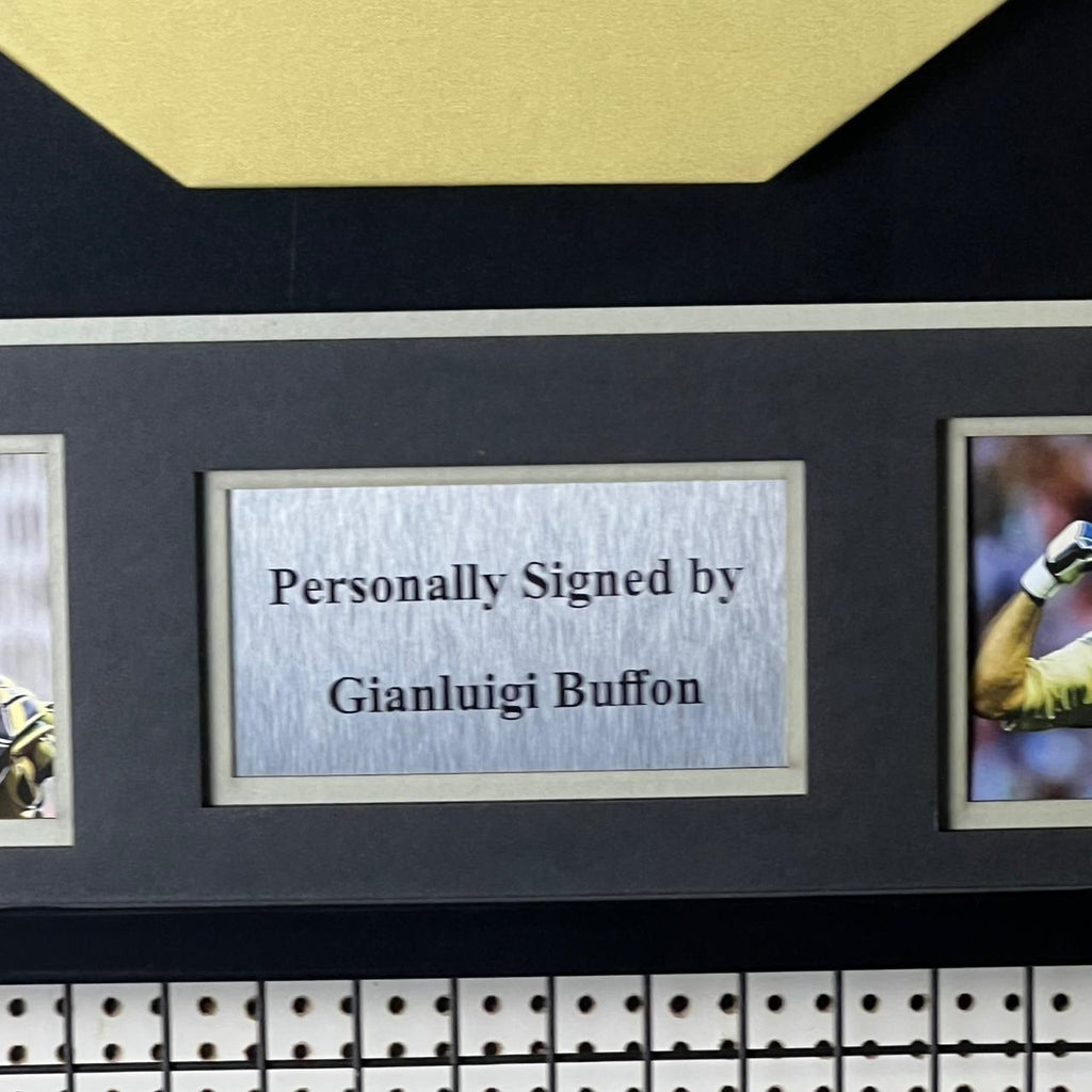 Gianluigi Buffon Signed Italy FC 2006 Gold Framed Jersey product image 4, provided for visual reference and product detail