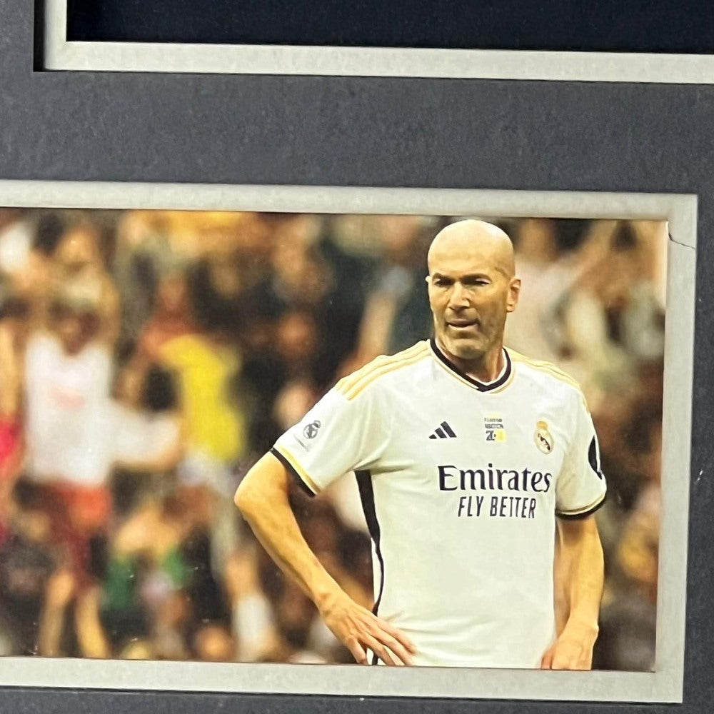 Zinedine Zidane Signed Real Madrid 2001-2003 Framed Jersey product image 4, provided for visual reference and product detail