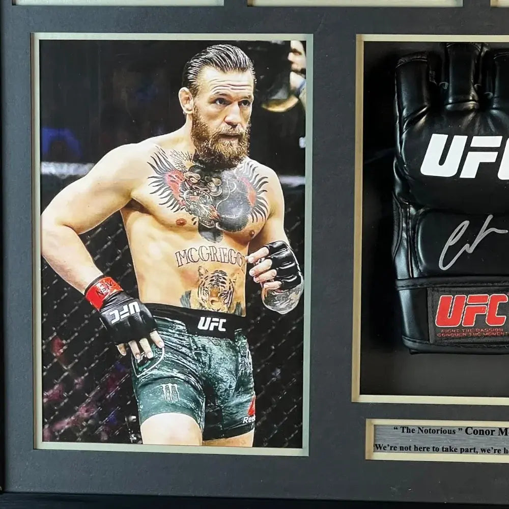 Conor McGregor Signed Glove Framed product image 4, provided for visual reference and product detail review