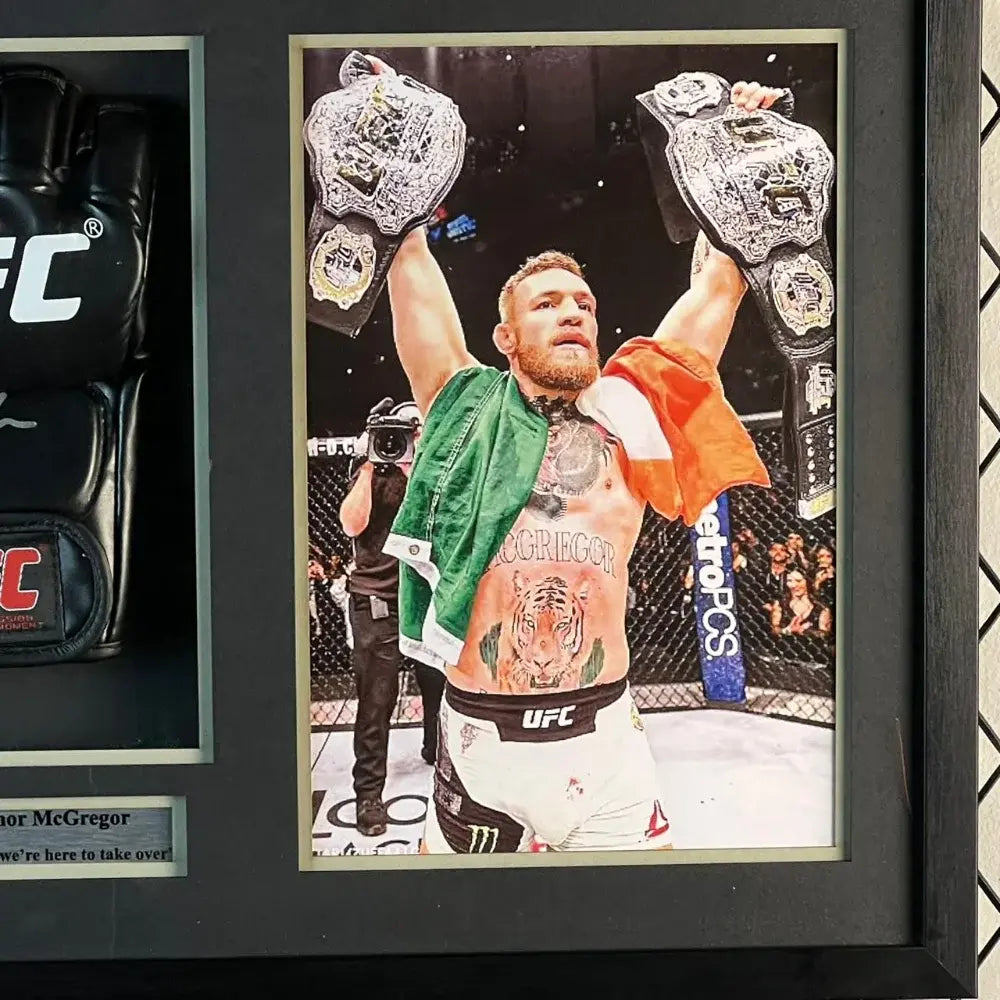 Conor McGregor Signed Glove Framed product image 7, provided for visual reference and product detail review