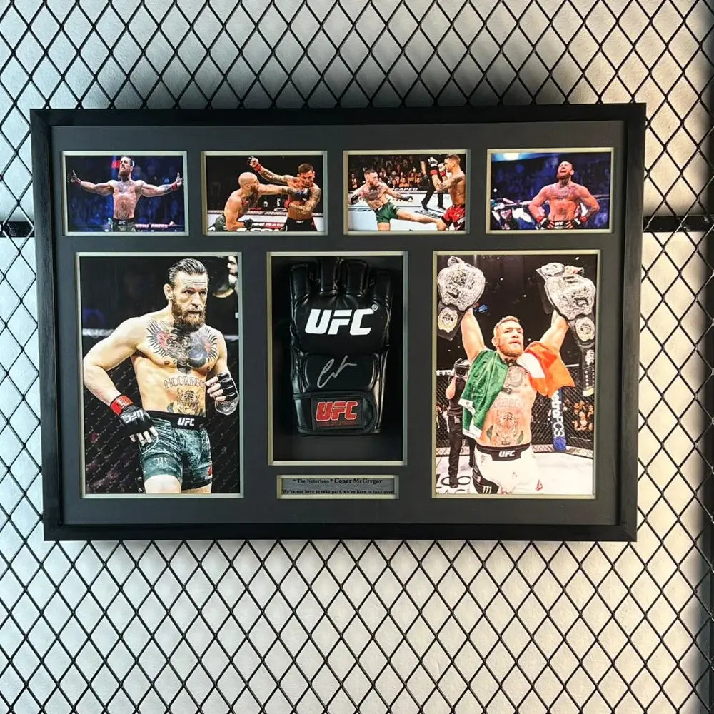 Conor McGregor Signed Glove Framed product image 1, provided for visual reference and product detail review