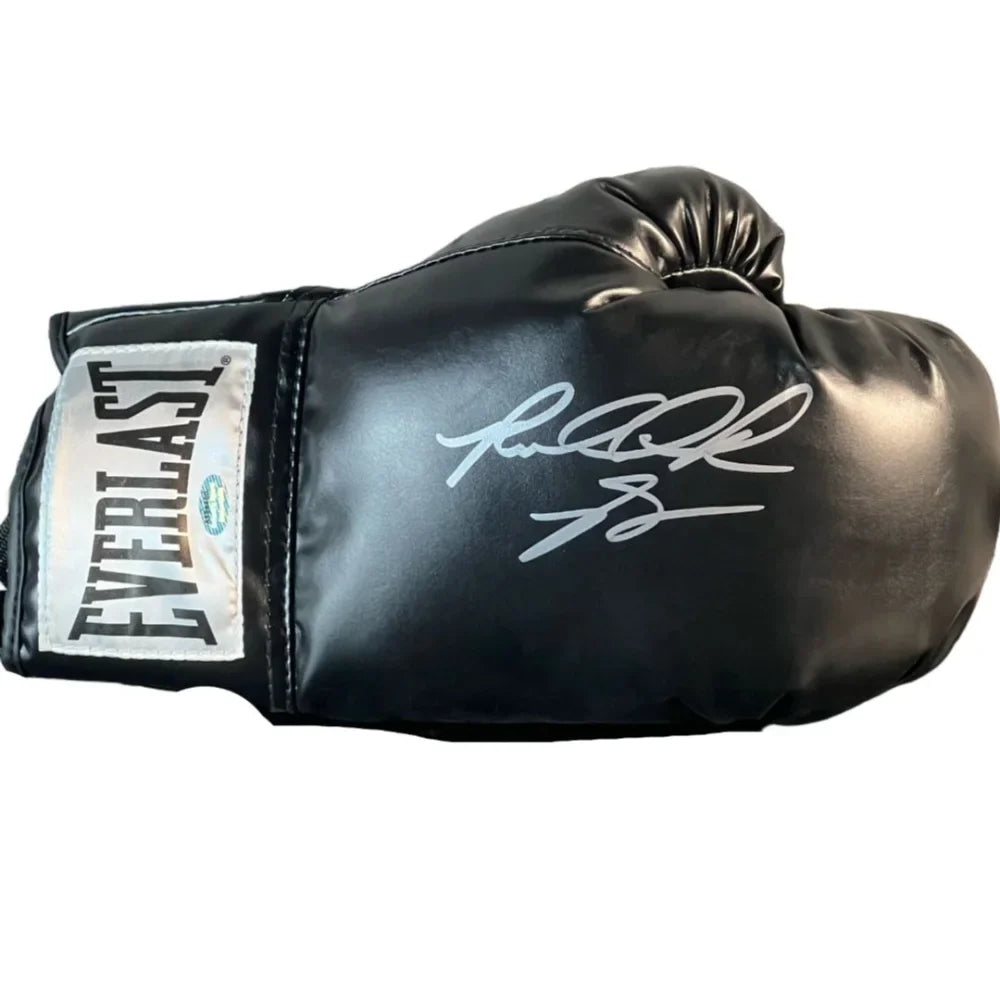 Riddick Bowe Signed Glove product image 1, provided for visual reference and product detail review