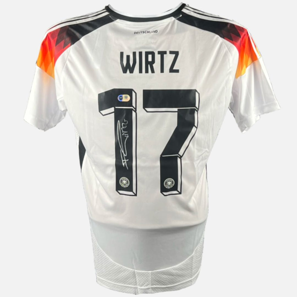 Florian Wirtz Signed Germany FC 2024 Jersey product image 1, provided for visual reference and product detail review