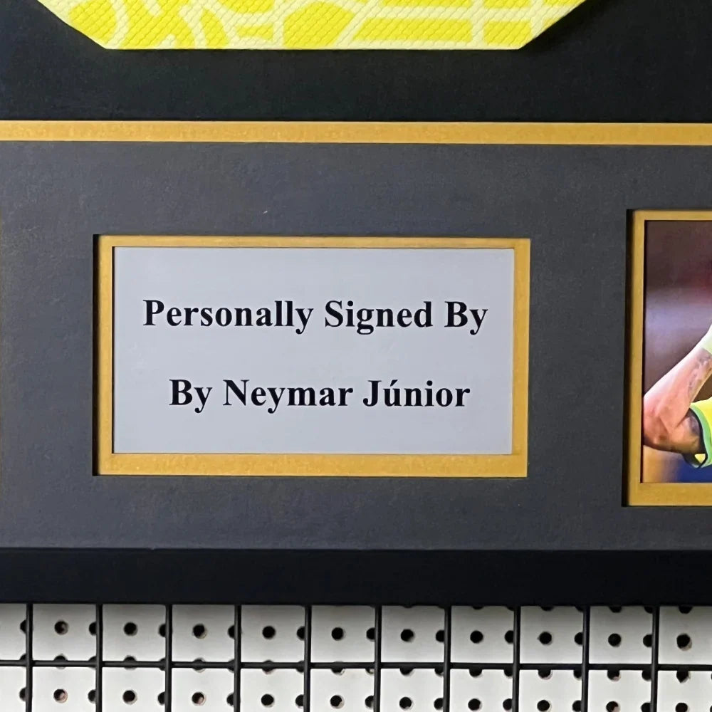 Neymar Signed 2026 Brazil Framed Jersey product image 2, provided for visual reference and product detail review