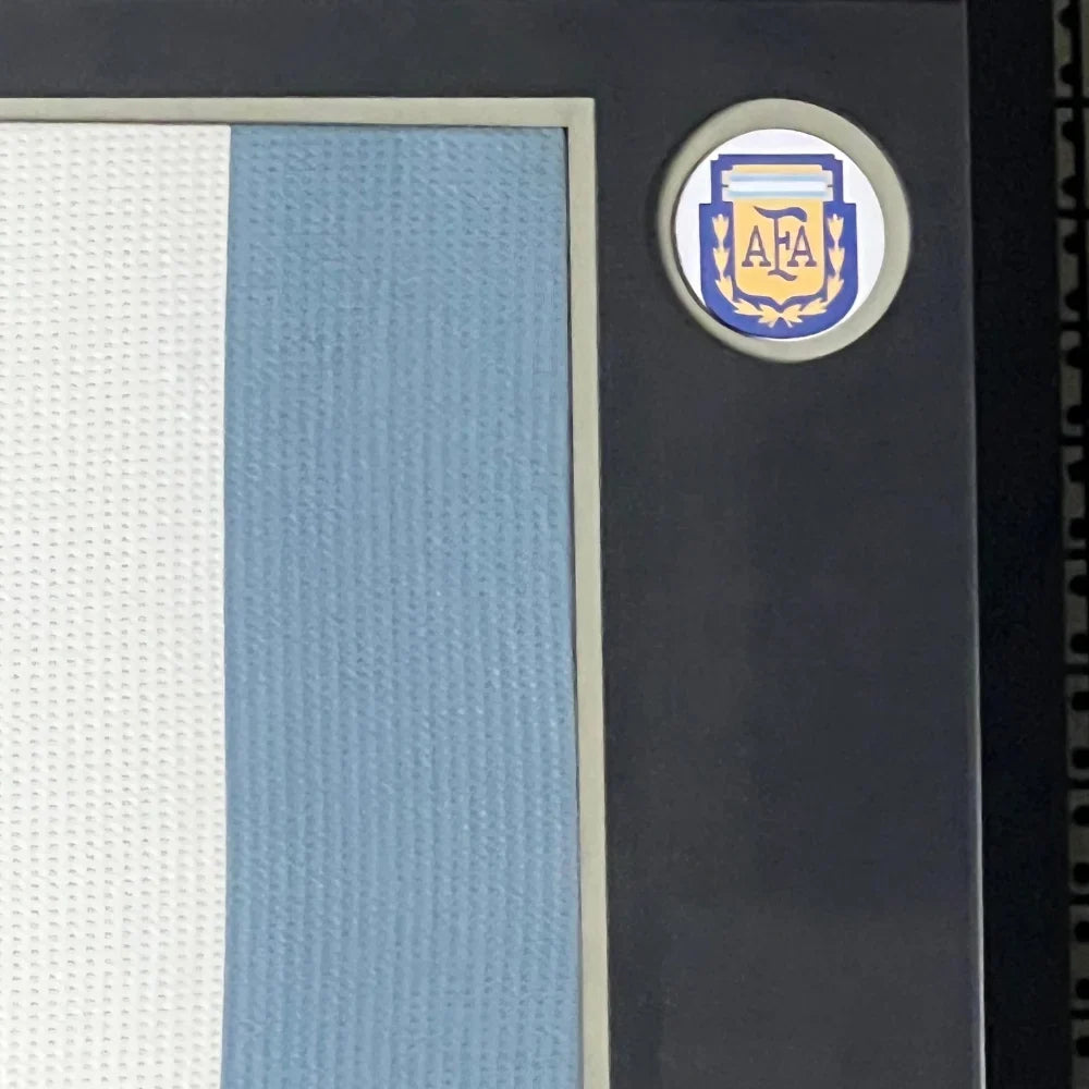 Lionel Messi Signed Argentina FC 2024 Framed Jersey product image 6, provided for visual reference and product detail review