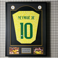 Neymar Signed 2026 Brazil Framed Jersey product image 1, provided for visual reference and product detail review
