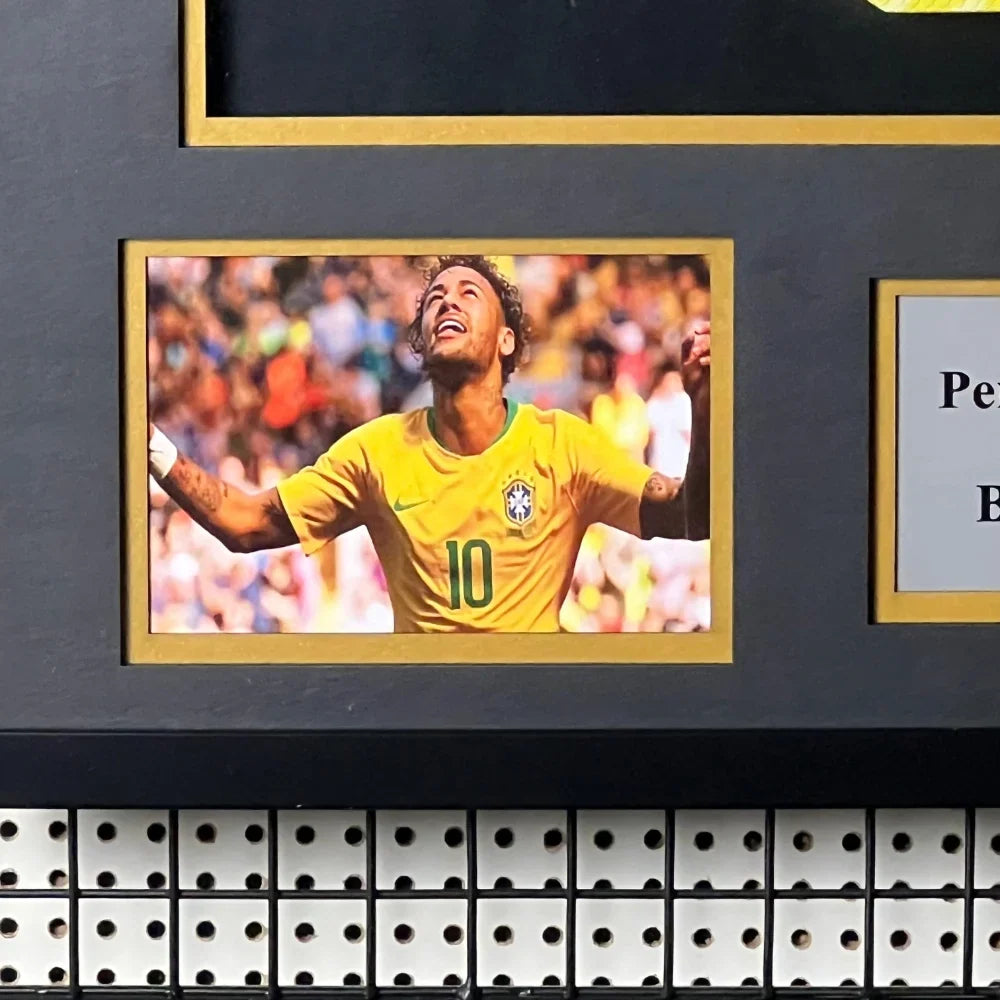 Neymar Signed 2026 Brazil Framed Jersey product image 3, provided for visual reference and product detail review