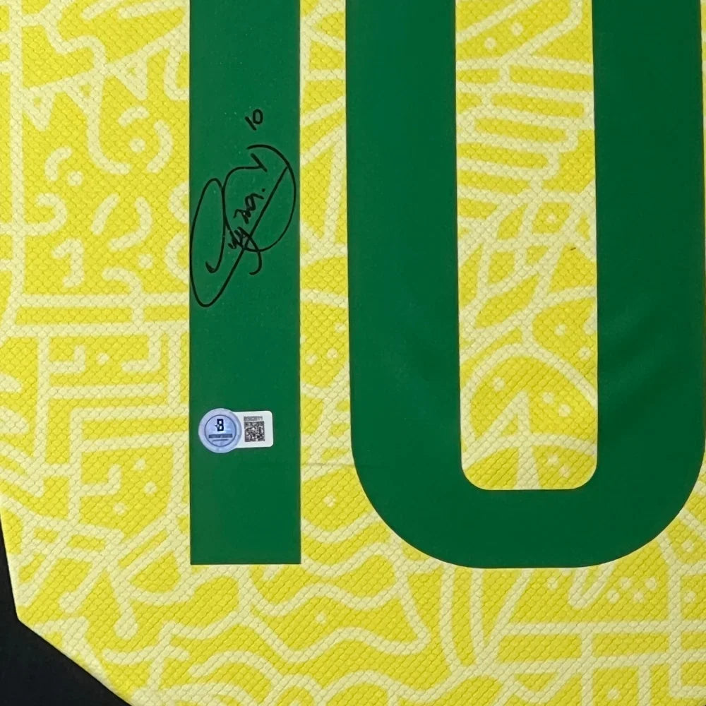 Neymar Signed 2026 Brazil Framed Jersey product image 5, provided for visual reference and product detail review