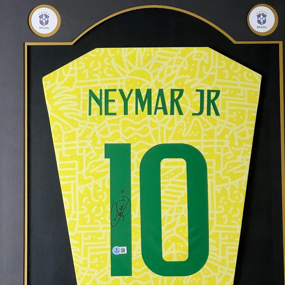 Neymar Signed 2026 Brazil Framed Jersey product image 6, provided for visual reference and product detail review