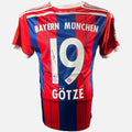 Mario Gotze Signed Bayern Munich 2014-2015 Jersey product image 1, provided for visual reference and product detail review