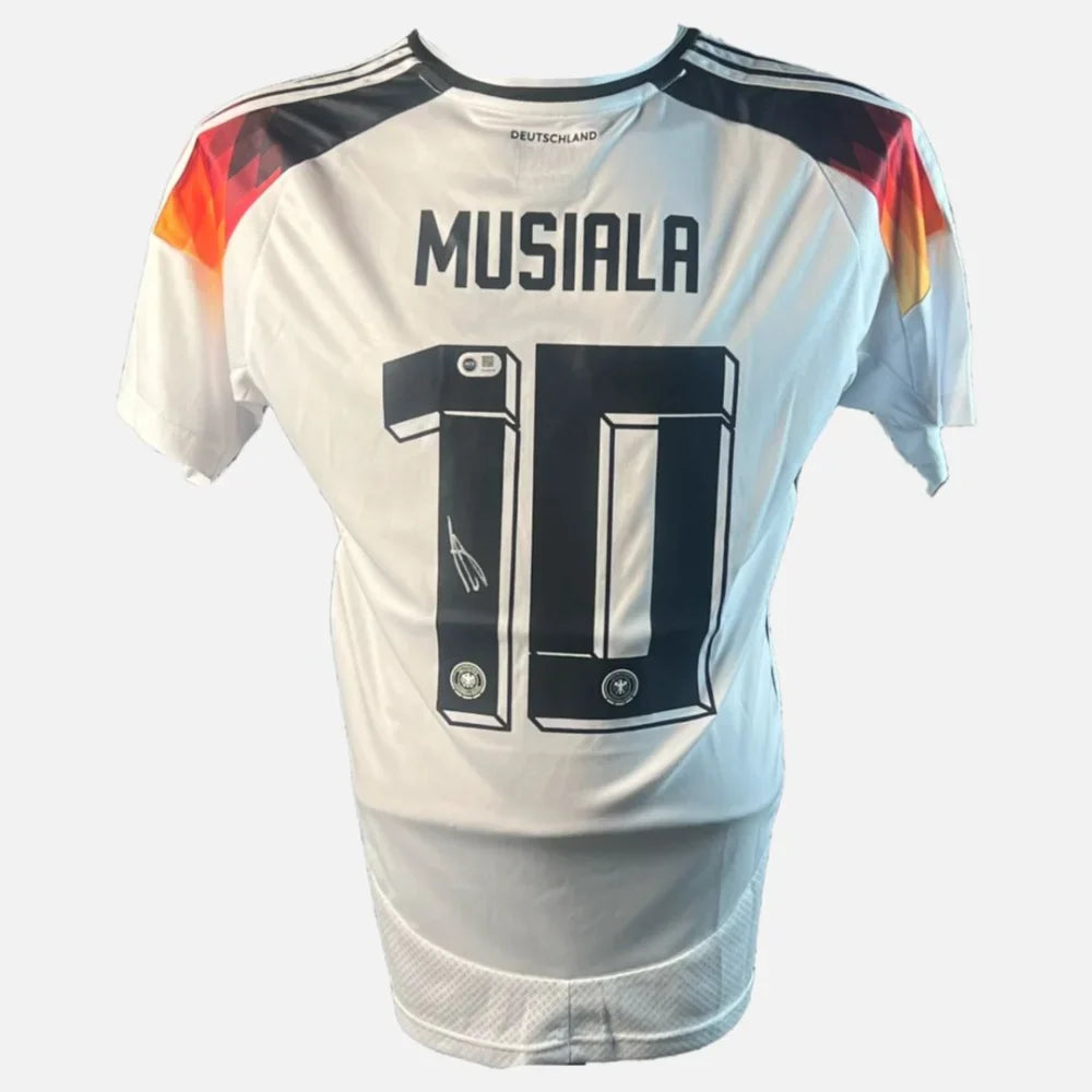 Jamal Musiala Signed Germany FC 2024 Jersey product image 1, provided for visual reference and product detail review
