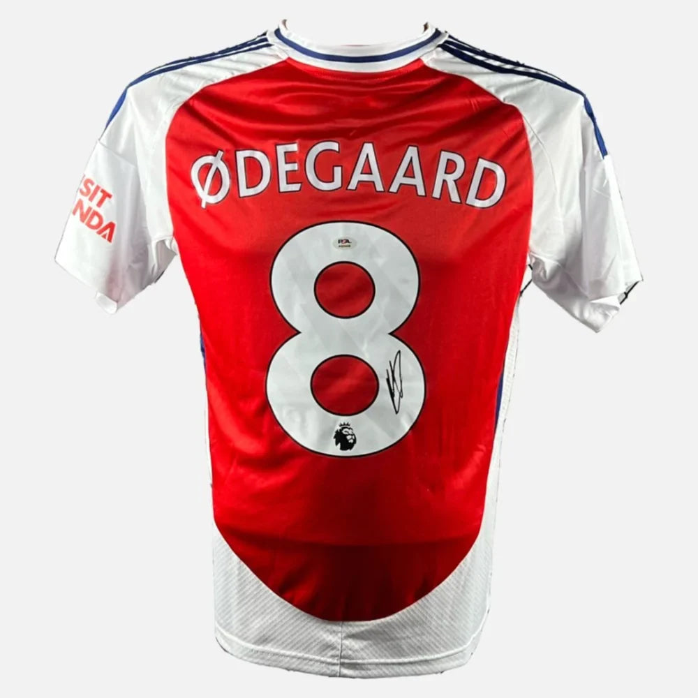 Martin Odegaard Signed Arsenal 2024-2025 Jersey product image 1, provided for visual reference and product detail review