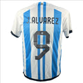 Julián Alvarez Signed Argentina 2022 Jersey product image 1, provided for visual reference and product detail review