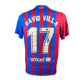 David Villa Signed Barcelona 2010-2011 Jersey product image 1, provided for visual reference and product detail review