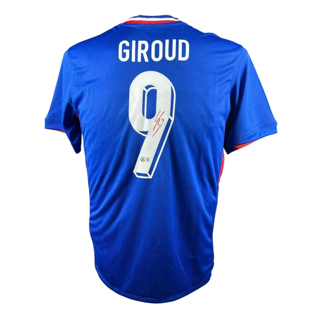 Olivier Giroud Signed France 2024-2025 Jersey product image 1, provided for visual reference and product detail review