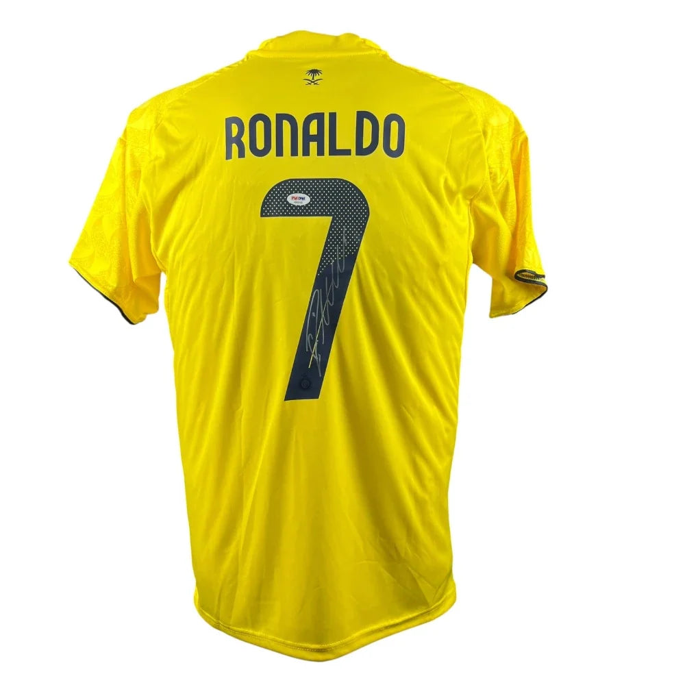 Cristiano Ronaldo Signed Al-Nassr FC 2025-2026 Jersey product image 1, provided for visual reference and product detail