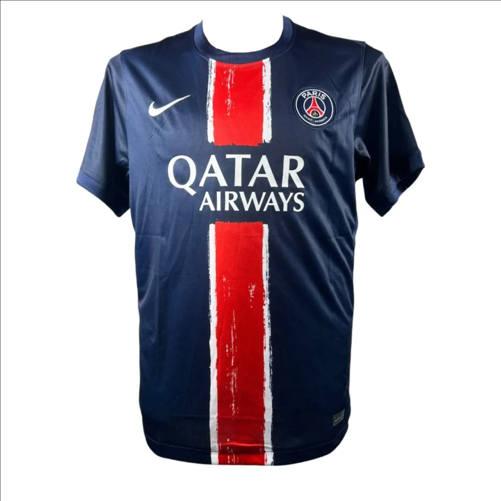 Bradley Barcola Signed PSG 2024-2025 Jersey product image 2, provided for visual reference and product detail review