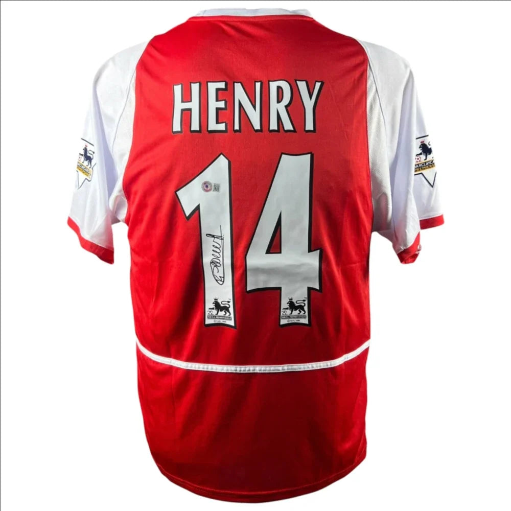 Thierry Henry Signed Arsenal 2002-2003 Home Jersey product image 1, provided for visual reference and product detail review