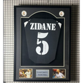 Zinedine Zidane Signed Real Madrid 2001-2003 Framed Jersey product image 1, provided for visual reference and product detail