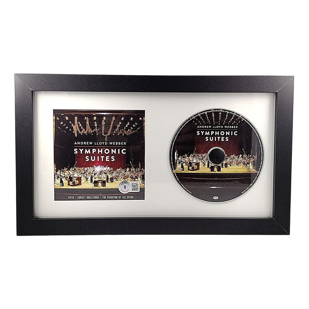 Andrew Lloyd Webber Signed Symphonic Suites CD Booklet Framed Beckett Authentic COA product image 2, provided for visual