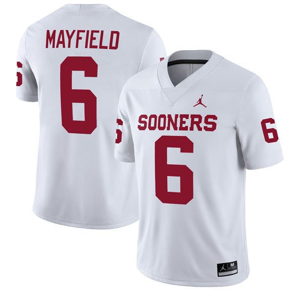 Baker Mayfield Oklahoma Sooners Alumni Player Jersey - White product image 1