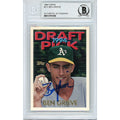 Ben Grieve Oakland Athletics Signed 1995 Topps Rookie Baseball Card Beckett Auth Auto product image 1, provided for visual