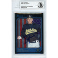 Ben Grieve Autographed Oakland Athletics A's 1997 Bowman Baseball Card Beckett product image 1, provided for visual