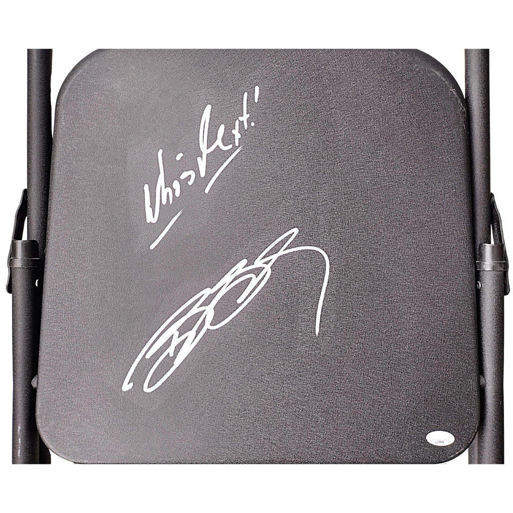 Bill Goldberg Signed Full Size Steel Metal Wrestling Chair WWE WCW JSA Certified COA product image 3, provided for visual