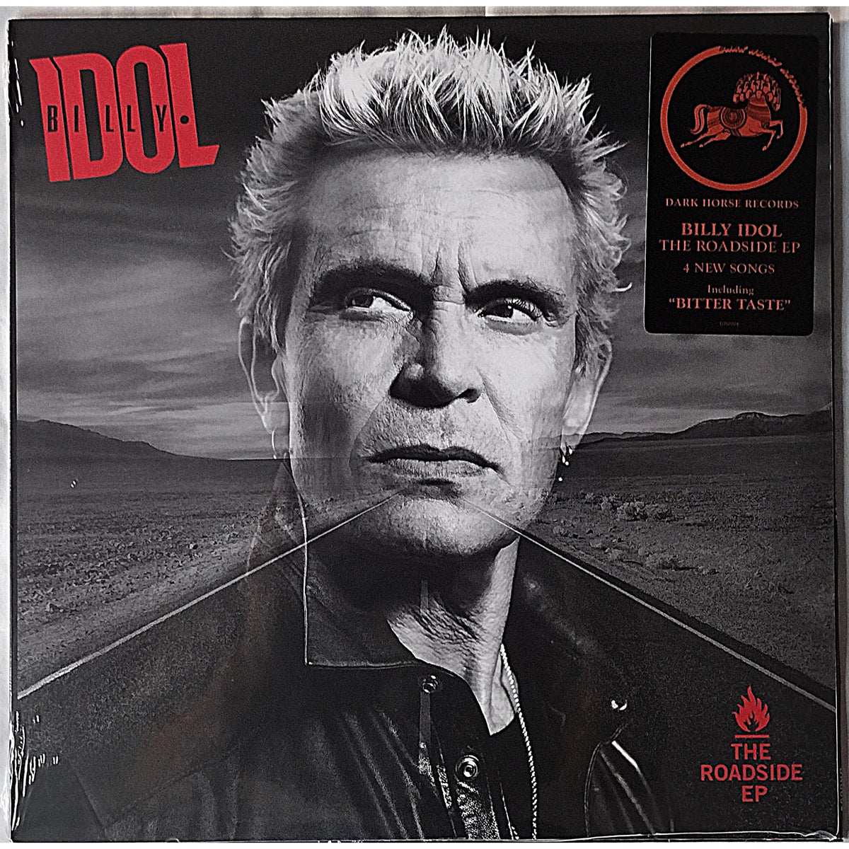 Billy Idol Signed Roadside EP Vinyl Record Album Cover Rock Music Beckett BAS Cert product image 6, provided for visual
