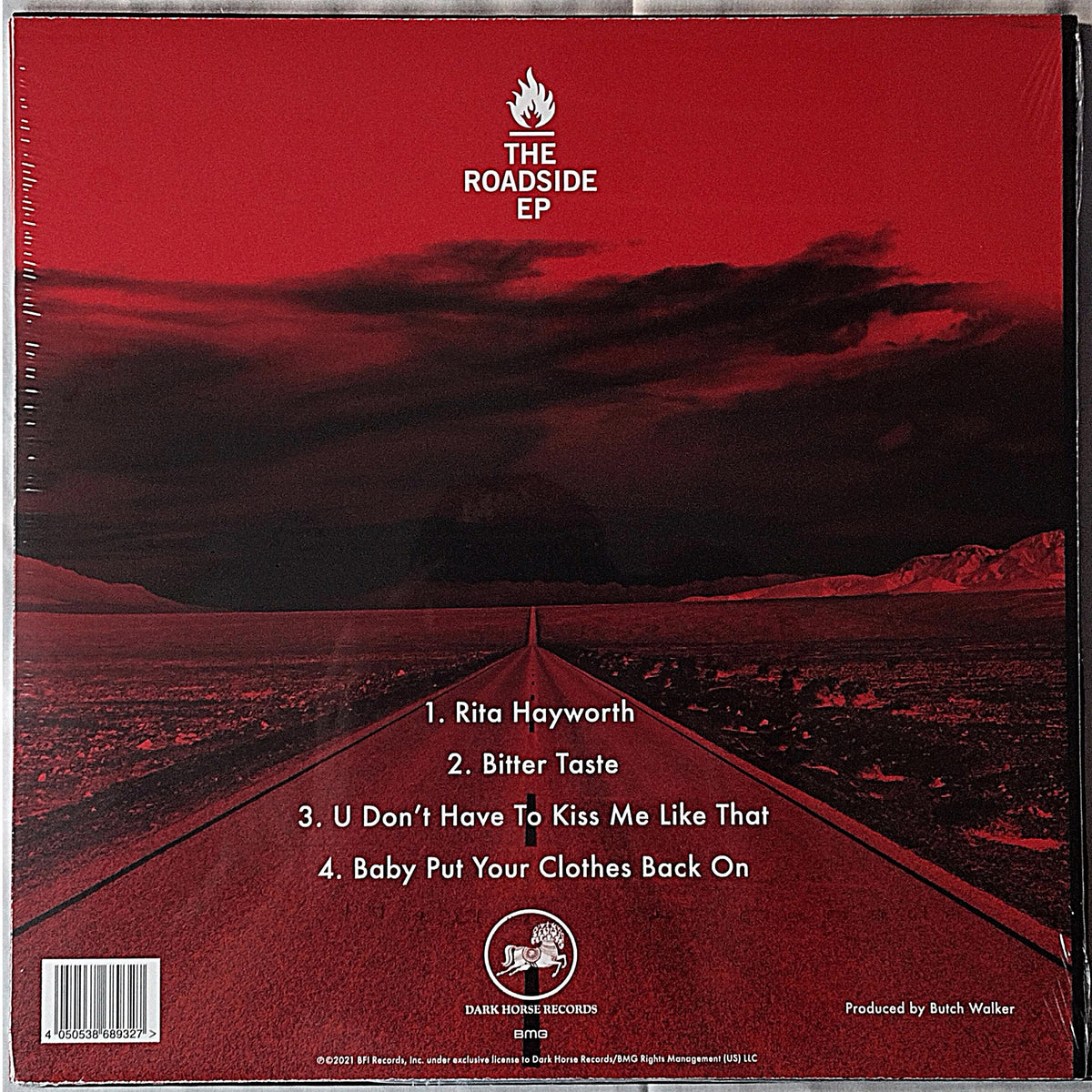 Billy Idol Signed Roadside EP Vinyl Record Album Cover Rock Music Beckett BAS Cert product image 7, provided for visual