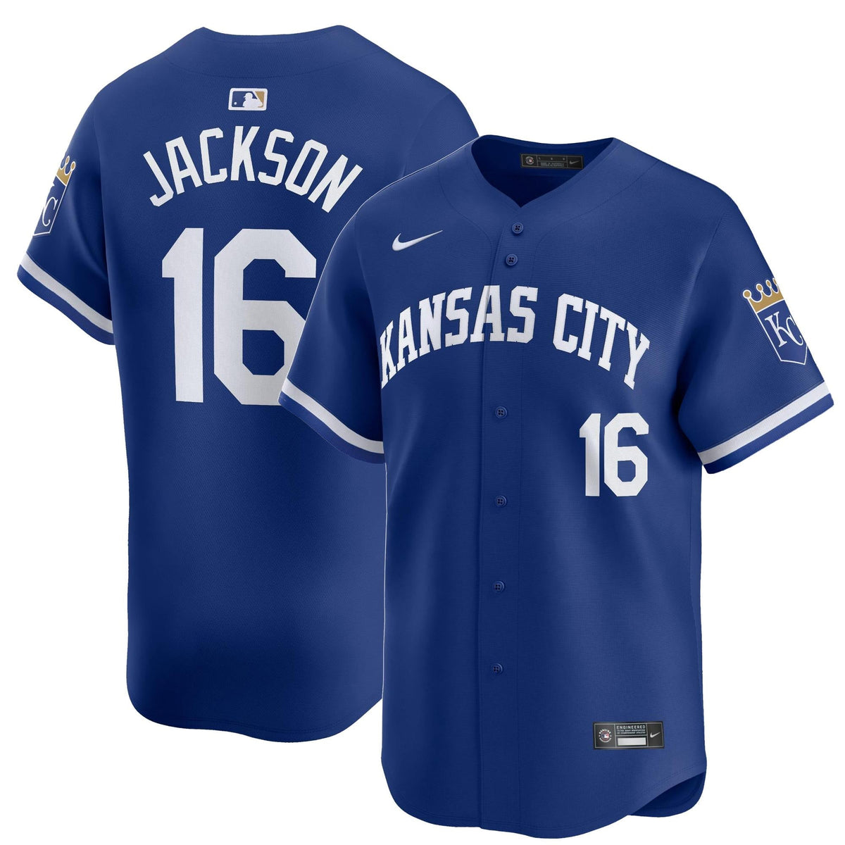 Bo Jackson Kansas City Royals Alternate Jersey - Royal Blue product image 1