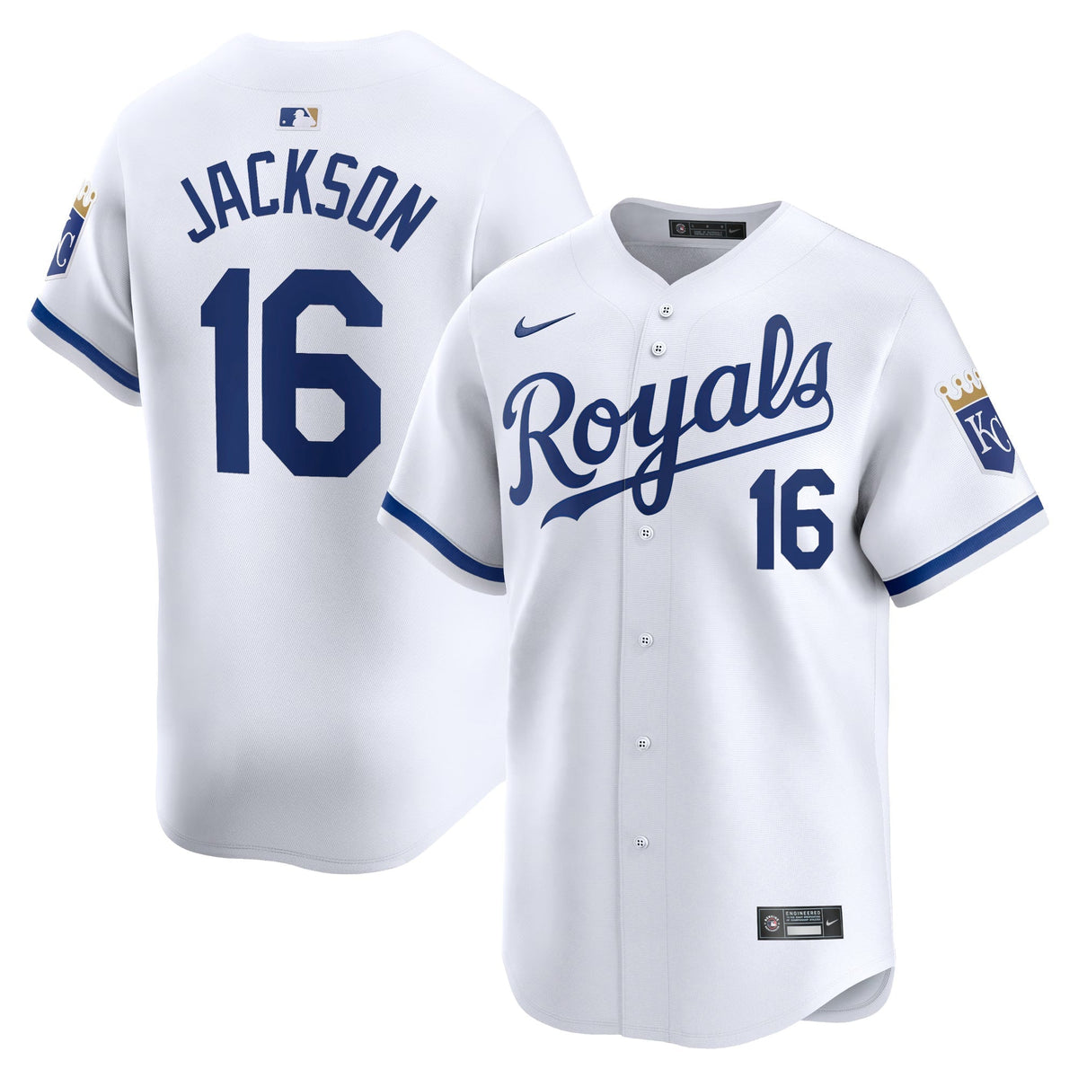 Bo Jackson Kansas City Royals Home Jersey - White product image 1