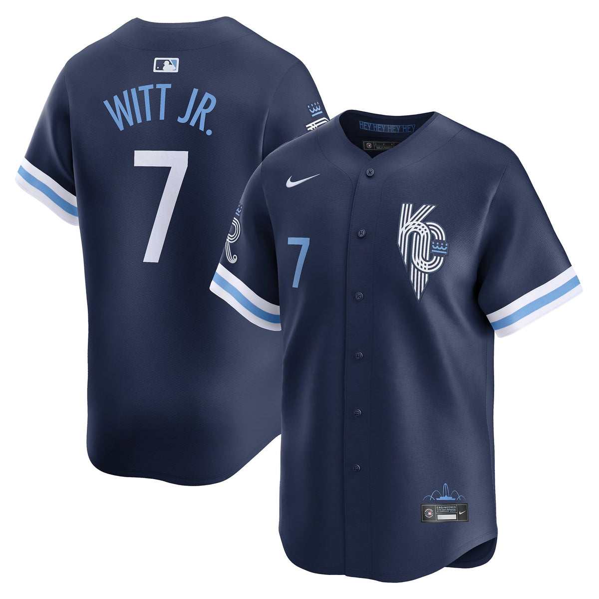 Bobby Witt Jr Kansas City Royals Connect Jersey - Navy product image 1