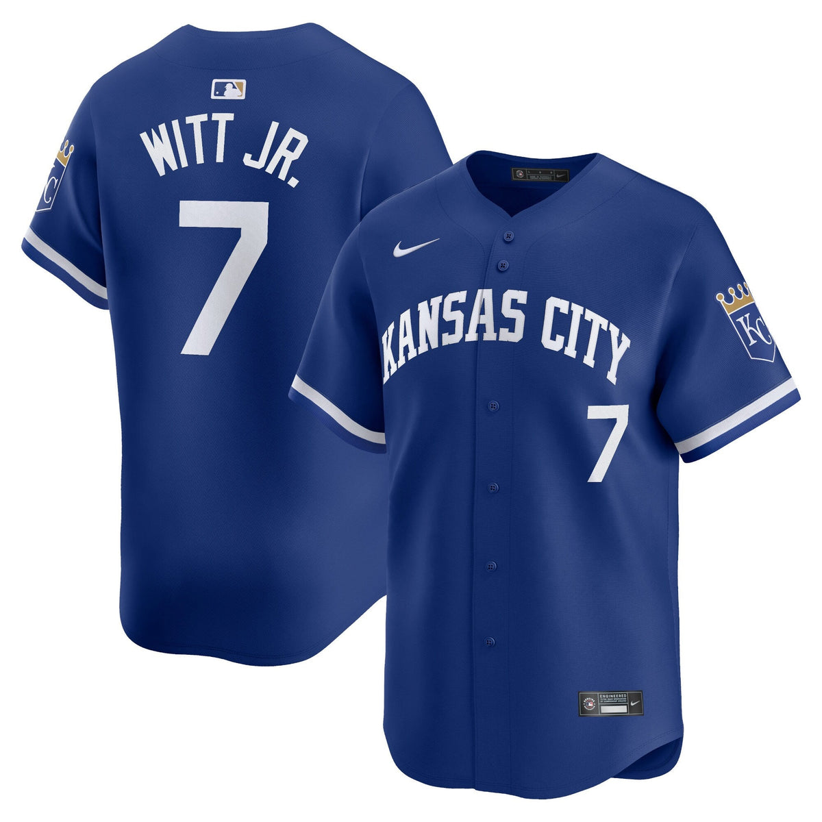 Bobby Witt Jr Kansas City Royals Alternate Jersey - Royal product image 1