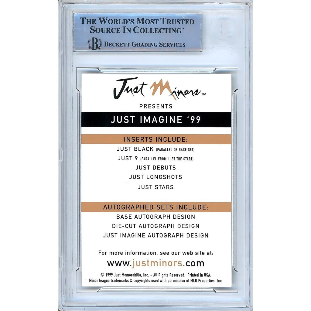 Aramis Ramirez Pittsburgh Pirates Signed 1999 Just Nine Imagine Beckett Authentic Auto Slab product image 2, provided for