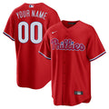Custom Philadelphia Phillies Alternate Jersey - Red product image 1