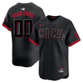 Custom Cincinnati Reds City Connect Jersey - Black product image 1