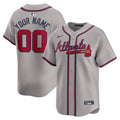 Custom Atlanta Braves Road Jersey - Gray product image 1