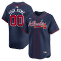 Custom Atlanta Braves Alternate Jersey - Navy product image 1