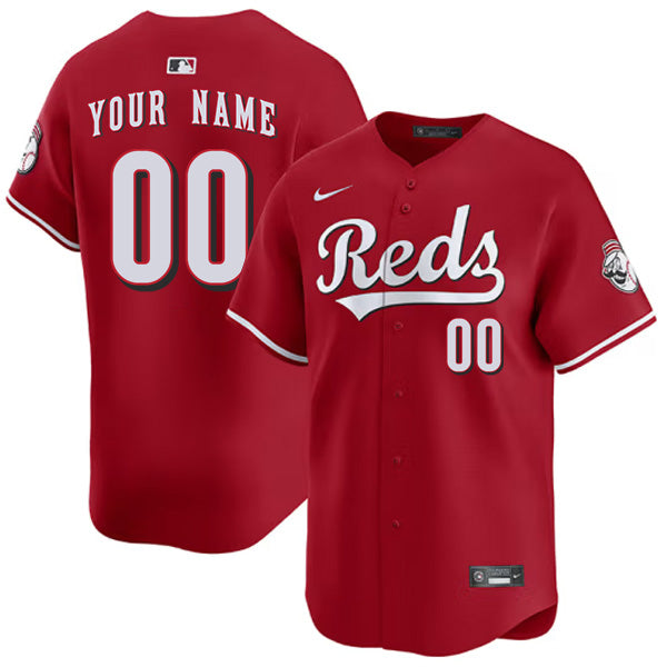 Custom Cincinnati Reds Alternate Jersey - Red product image 1