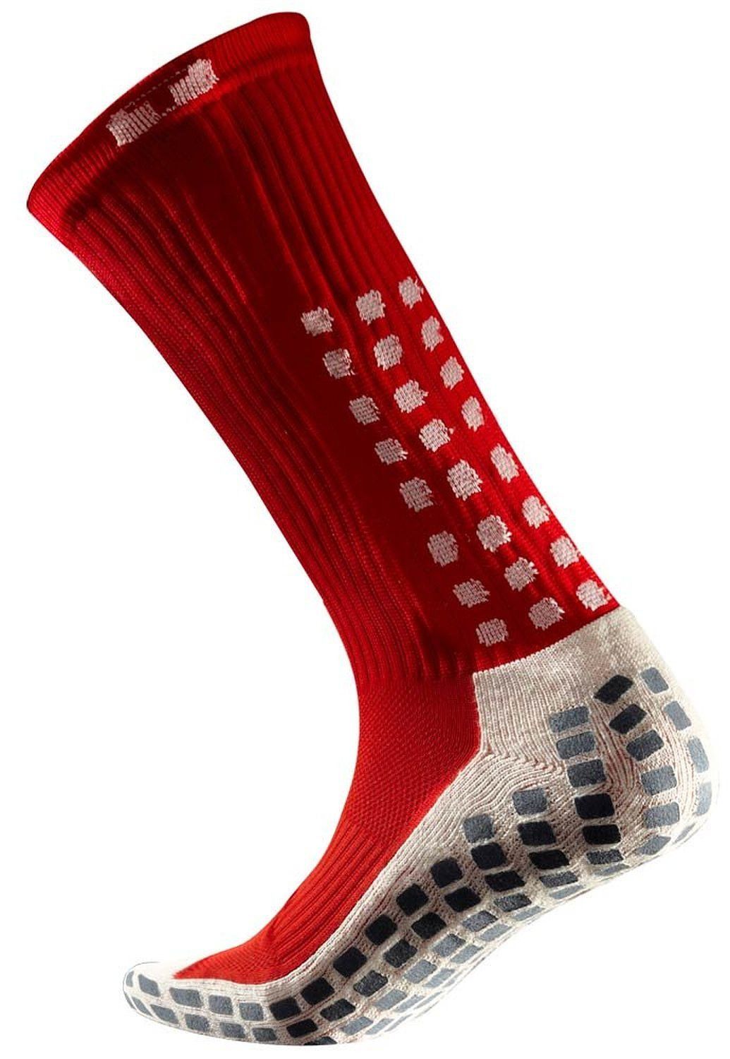 TruSox Mid-Calf Crew Sock-Red product image 2, provided for visual reference and product detail review