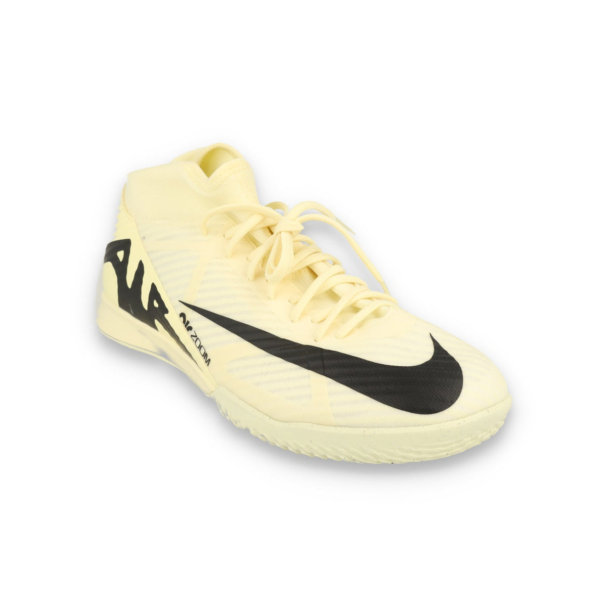 Nike Zoom Mercurial Superfly 9 Academy IC-Lemonade/Black product image 3, provided for visual reference and product detail