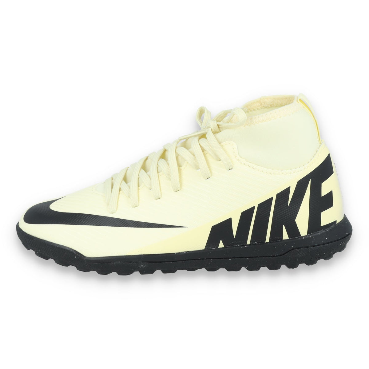 Nike Jr. Mercurial Superfly 9 Club TF-Lemonade/Black product image 2, provided for visual reference and product detail review