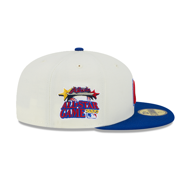 New Era Atlanta Braves Throwback 2000 All Star Side Patch 59FIFTY Fitted Ivory Hat product image 5, provided for visual