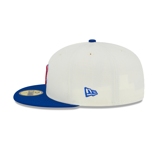 New Era Atlanta Braves Throwback 2000 All Star Side Patch 59FIFTY Fitted Ivory Hat product image 6, provided for visual